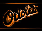 Baltimore Orioles (10) LED Neon Sign USB - Orange - TheLedHeroes