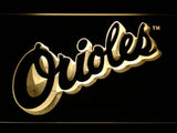 Baltimore Orioles (10) LED Neon Sign USB - Yellow - TheLedHeroes