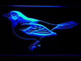 Baltimore Orioles (11) LED Neon Sign USB - Blue - TheLedHeroes