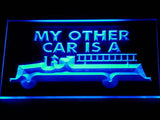 My Other Car is a Fire engine LED Neon Sign Electrical - Blue - TheLedHeroes