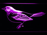 Baltimore Orioles (11) LED Neon Sign Electrical - Purple - TheLedHeroes