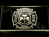 Shamrock Fighting Irish Fire Department LED Sign - Multicolor - TheLedHeroes