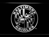 Baltimore Orioles (12) LED Neon Sign Electrical - White - TheLedHeroes