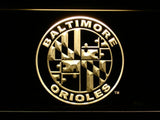 Baltimore Orioles (12) LED Neon Sign Electrical - Yellow - TheLedHeroes