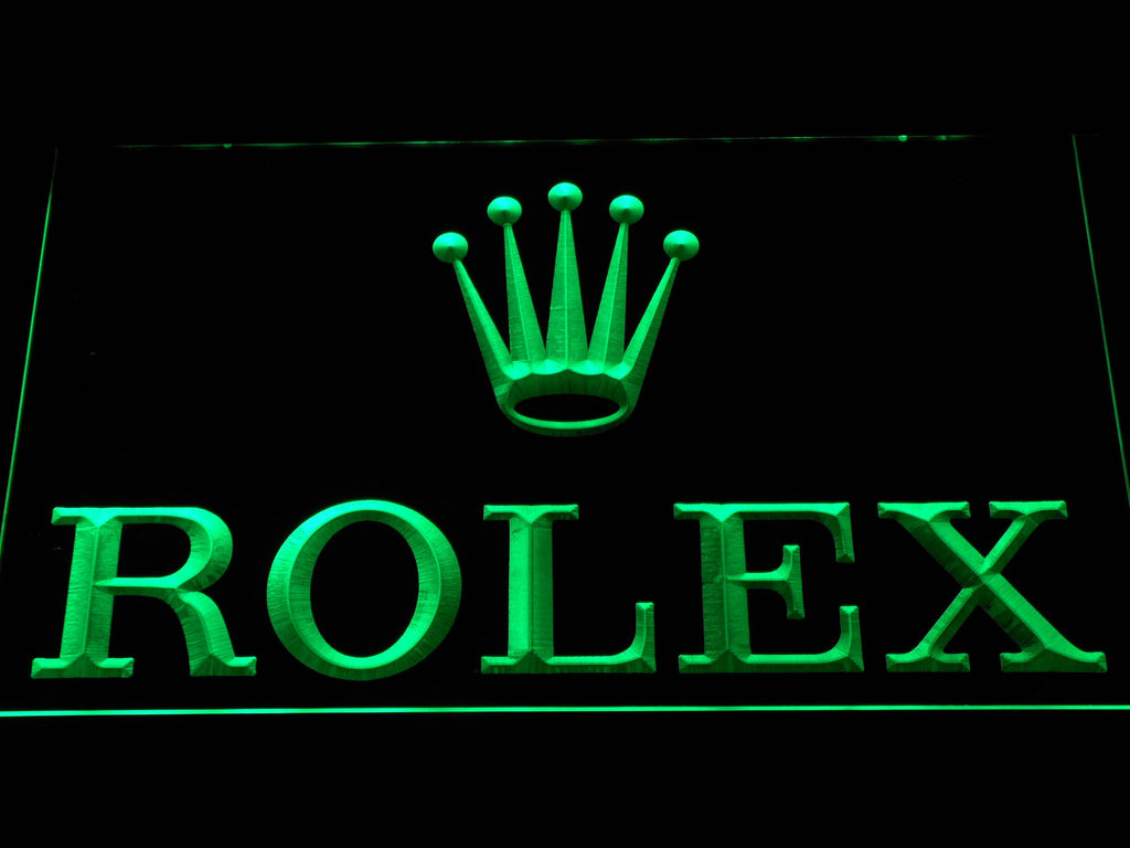 Rolex LED Neon Sign USB - Green - TheLedHeroes