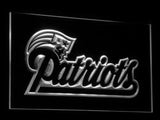 New England Patriots LED Neon Sign USB - White - TheLedHeroes