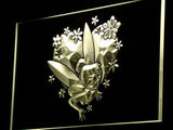 Disney Tinkerbell Peter Pan (2) LED Neon Sign USB - Yellow - TheLedHeroes