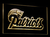 FREE New England Patriots LED Sign - Yellow - TheLedHeroes