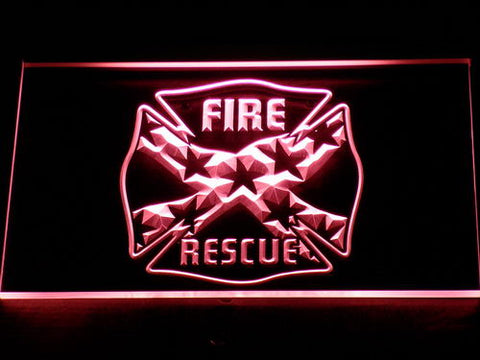FREE Fire Rescue LED Sign - Red - TheLedHeroes