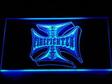 East Coast Firefighter LED Neon Sign USB - Blue - TheLedHeroes
