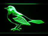 Baltimore Orioles (14) LED Neon Sign Electrical - Green - TheLedHeroes