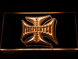 East Coast Firefighter LED Neon Sign USB - Orange - TheLedHeroes