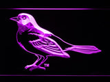 Baltimore Orioles (14) LED Neon Sign USB - Purple - TheLedHeroes
