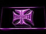 East Coast Firefighter LED Neon Sign Electrical - Purple - TheLedHeroes
