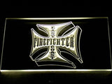 East Coast Firefighter LED Neon Sign USB - Yellow - TheLedHeroes