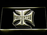FREE East Coast Firefighter LED Sign - Yellow - TheLedHeroes