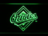 Baltimore Orioles (15) LED Neon Sign USB - Green - TheLedHeroes