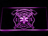 FREE Firemedic Fire Dept. LED Sign - Purple - TheLedHeroes