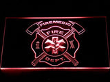 Firemedic Fire Dept. LED Neon Sign Electrical - Red - TheLedHeroes