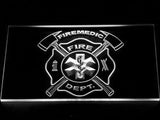 Firemedic Fire Dept. LED Neon Sign Electrical - White - TheLedHeroes