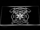 FREE Firemedic Fire Dept. LED Sign - White - TheLedHeroes