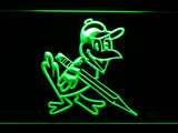 Baltimore Orioles (18) LED Neon Sign USB - Green - TheLedHeroes