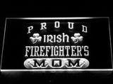 Irish Firefighter's Mom LED Neon Sign Electrical - White - TheLedHeroes
