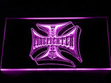 West Coast Firefighter's LED Neon Sign USB - Purple - TheLedHeroes