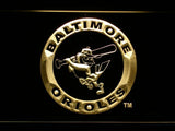 Baltimore Orioles (19) LED Neon Sign Electrical - Yellow - TheLedHeroes