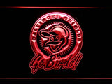 Baltimore Orioles (20) LED Neon Sign USB - Red - TheLedHeroes