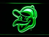 Baltimore Orioles (21) LED Neon Sign Electrical - Green - TheLedHeroes