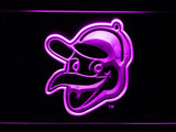 Baltimore Orioles (21) LED Neon Sign USB - Purple - TheLedHeroes