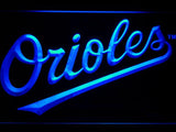 Baltimore Orioles (22) LED Neon Sign Electrical - Blue - TheLedHeroes