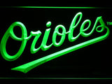 Baltimore Orioles (22) LED Neon Sign Electrical - Green - TheLedHeroes