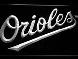 Baltimore Orioles (22) LED Neon Sign Electrical - White - TheLedHeroes