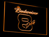 FREE Budweiser Dale Earnhardt Jr. #8 LED Sign - Orange - TheLedHeroes
