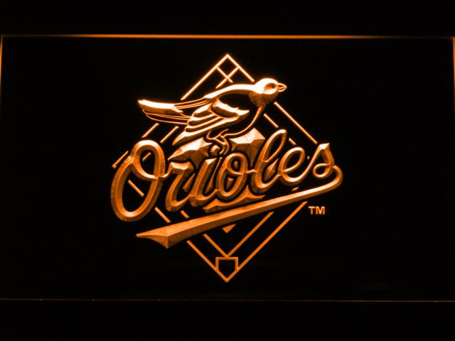 Baltimore Orioles (23) LED Neon Sign Electrical - Orange - TheLedHeroes