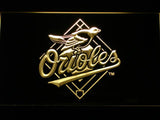 Baltimore Orioles (23) LED Neon Sign USB - Yellow - TheLedHeroes