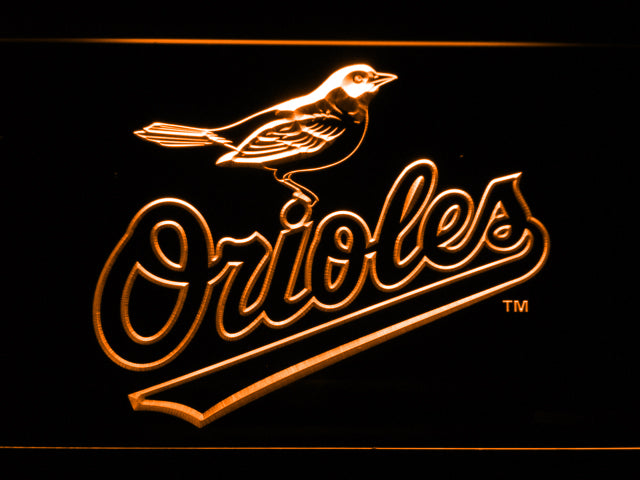 FREE Baltimore Orioles LED Sign - Orange - TheLedHeroes