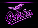 Baltimore Orioles LED Neon Sign USB - Purple - TheLedHeroes