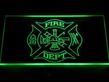 FREE Fire Dept LED Sign - Green - TheLedHeroes