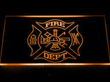 FREE Fire Dept LED Sign - Orange - TheLedHeroes