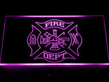 FREE Fire Dept LED Sign - Purple - TheLedHeroes