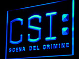 FREE CSI - Scena del crimine LED Sign - Blue - TheLedHeroes