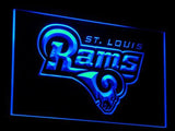Saint Louis Rams LED Neon Sign Electrical - Blue - TheLedHeroes