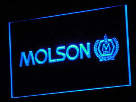 Molson LED Neon Sign Electrical - Blue - TheLedHeroes