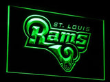 Saint Louis Rams LED Neon Sign Electrical - Green - TheLedHeroes
