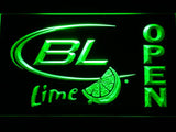Bud Light Lime Open LED Neon Sign Electrical - Green - TheLedHeroes