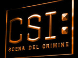 CSI - Scena del crimine LED Neon Sign Electrical - Orange - TheLedHeroes