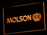 Molson LED Neon Sign USB - Orange - TheLedHeroes